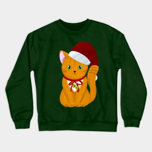 Christmas Kitten Crewneck Sweatshirt